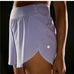LULULEMON FAST AND FREE SIZE 6 LILAC SMOKE